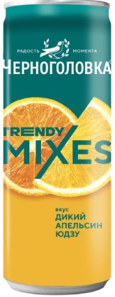 Лимонад Дикий Апельсин-Юдзу ж/б 0,33л/ЧЕРНОГОЛОВКА