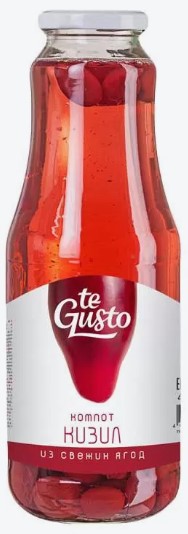 Компот из кизила 1л/Te Gusto