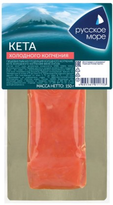 Кета х/к филе-кусок 150г/Русское море
