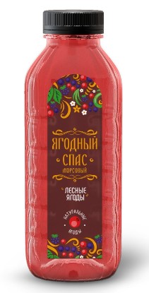 Напиток из лесных ягод Ягодный Спас 0,5л