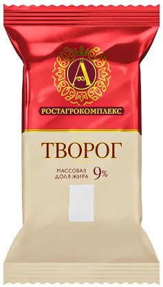 Творог 9% 180г. А. РОСТАГРОКОМПЛЕКС