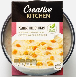 Каша пшенная с тыквой 250г/Creative Kitchen