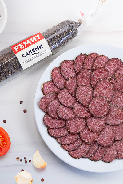 НОВИНКА - КОЛБАСА САЛЯМИ В ПЕРЦЕ