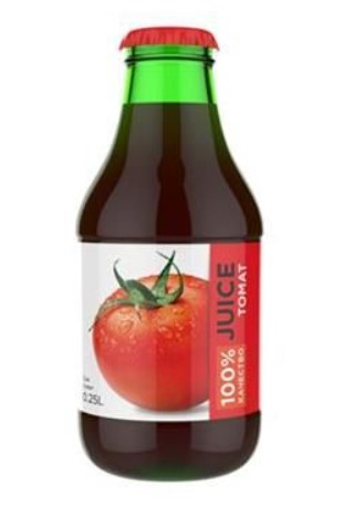 Сок Томатный восстановленный с мякотью и солью 0,25л/Barrinoff