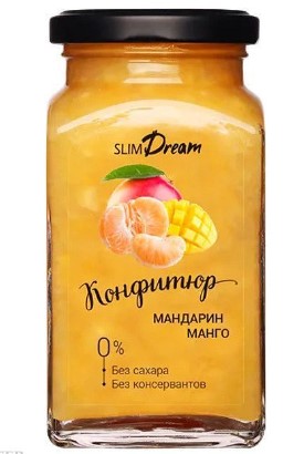 Конфитюр без сахара из Манго 300г/TM Slim Dream