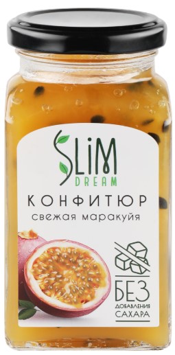 Конфитюр без сахара из Маракуйи 300г/TM Slim Dream