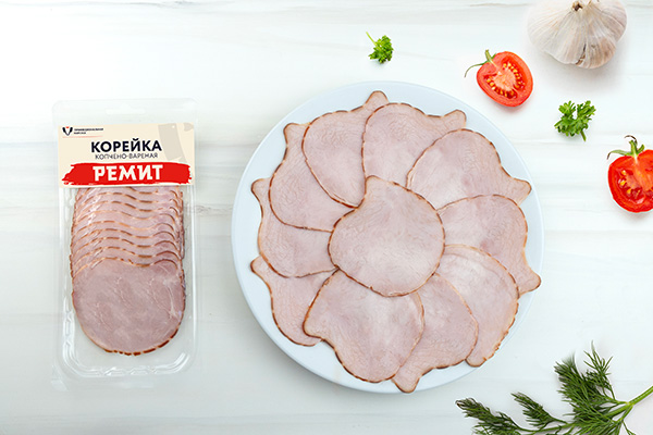 НОВИНКА - НАРЕЗКА КОРЕЙКА КОПЧЕНО-ВАРЕНАЯ