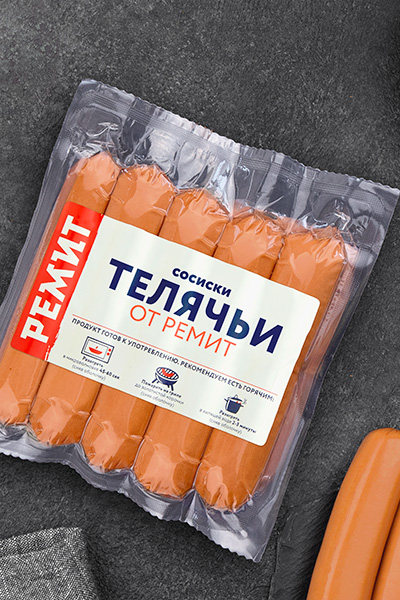 НОВИНКА - СОСИСКИ ТЕЛЯЧЬИ ОТ РЕМИТ