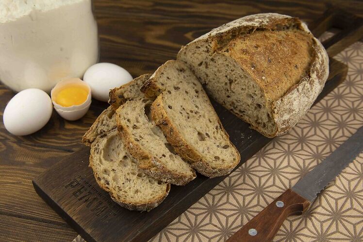 Хлеб пшеничный «Тартин» с пророщенным зерном ржи 500 г