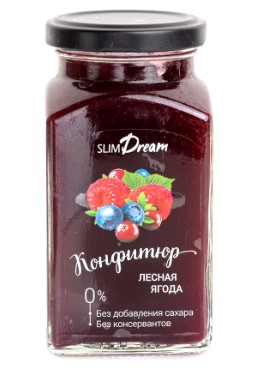 Конфитюр без сахара Вишневый 300г/TM Slim Dream