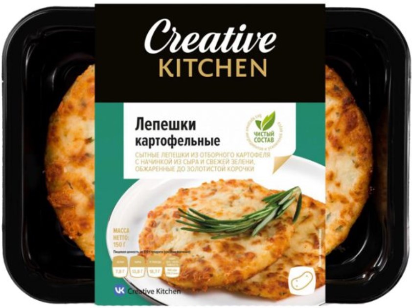Картофельные лепешки с сыром 150г/Creative Kitchen