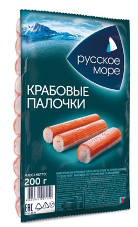 Крабовые палочки охл. 200г/Русское море
