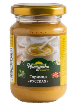 Горчица "Русская" 180г/Натурово