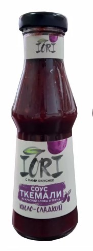 Соус "Ткемали кисло-сладкий с терном" 280гр. IORI