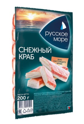 Крабовые палочки Снежный краб охл. 200г/Русское море