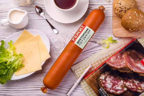 Колбаса вареная «Докторская» ГОСТ (в кругах)