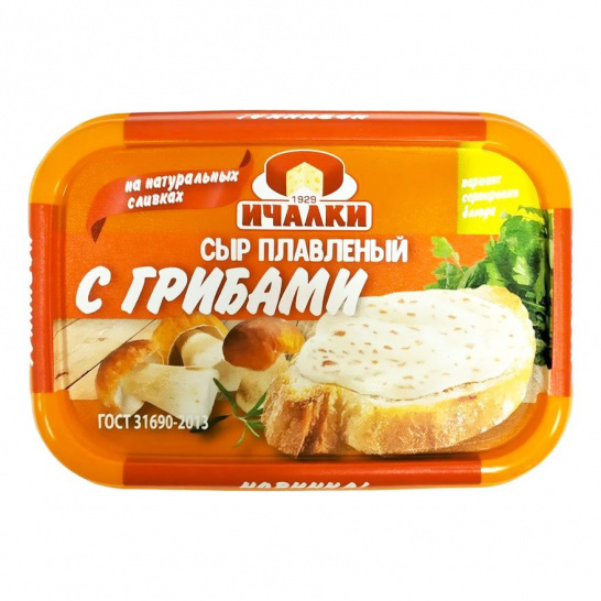 Сыр плавленый С грибами 170гр/45%/Ичалки