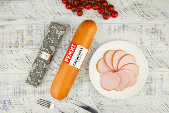 Колбаса вареная «Сливочная» (ручной вязки), 500г