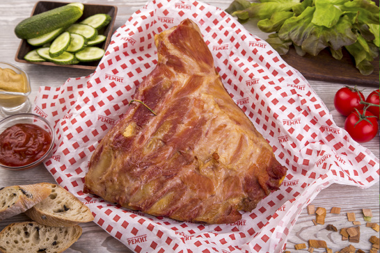 Ребра копчено-вареные свиные