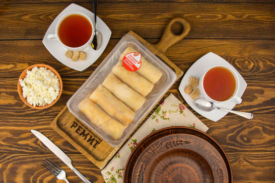 Блинчики с творогом замороженные, 500г