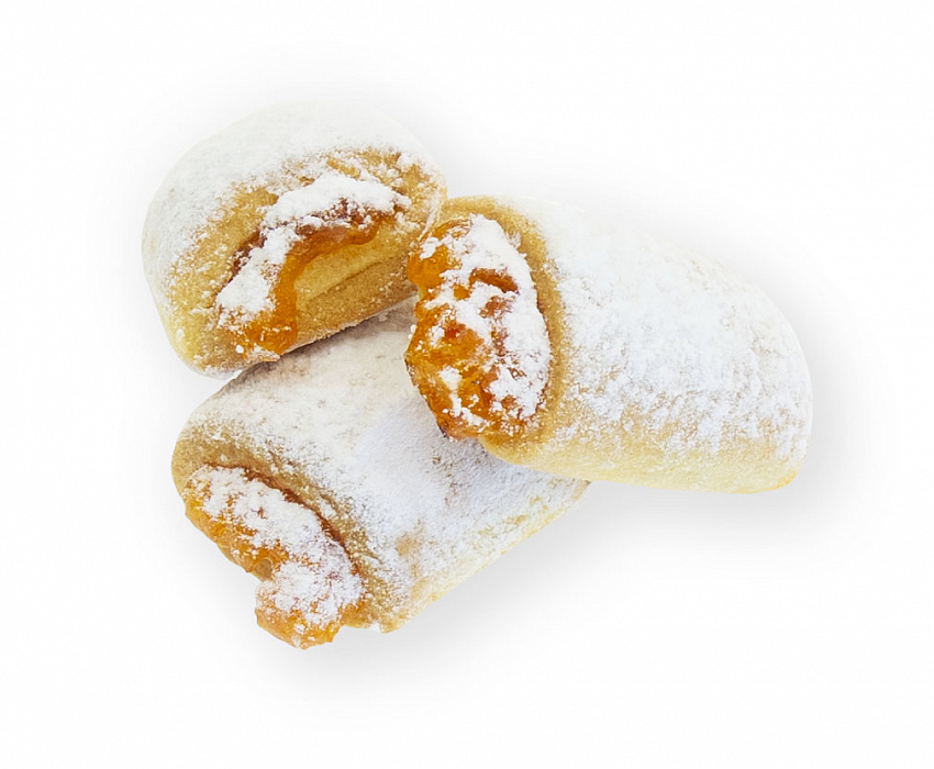 Песочные рулетики с апельсином