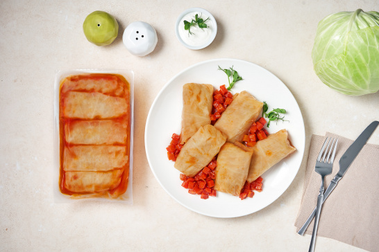 Голубцы тушеные вес. в/у