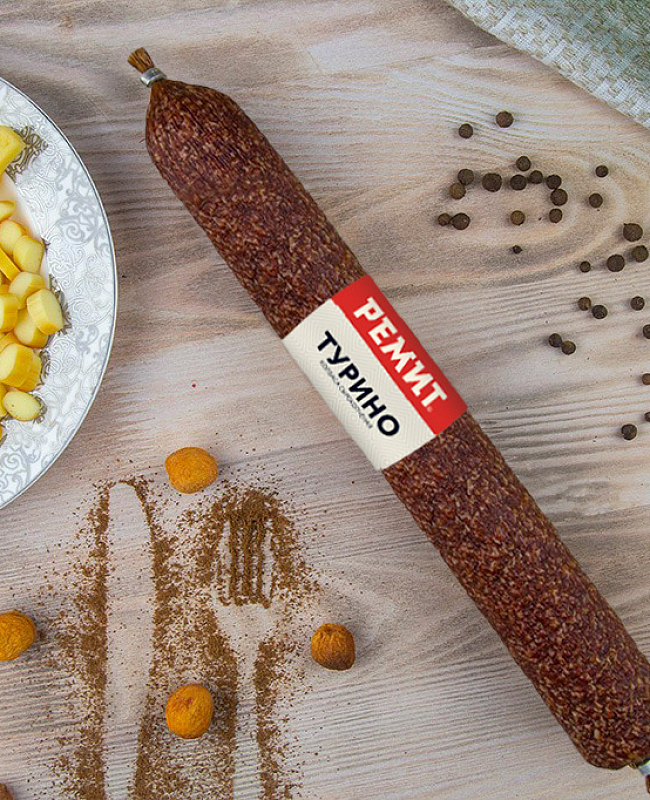 Колбаса сырокопченая «Турино»