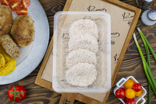 Котлеты из свинины и говядины 100 г