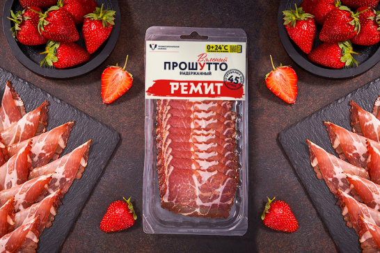 Нарезка Окорок Прошутто с/в (шт. 55 г)