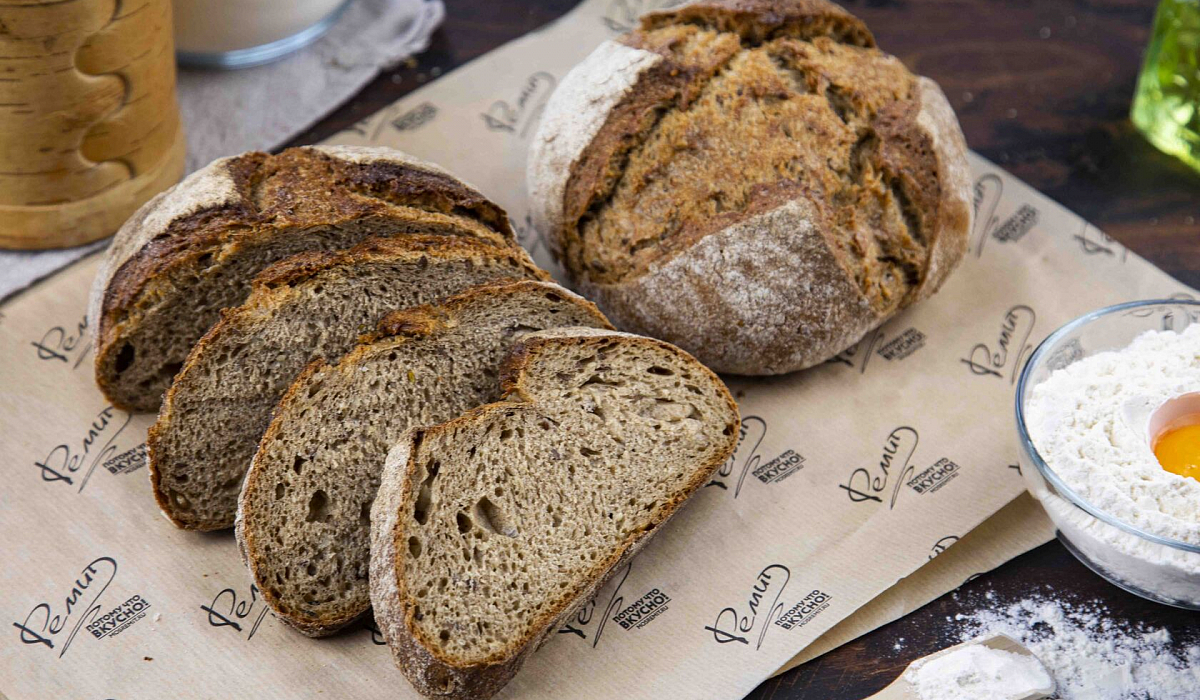 Хлеб ржано-пшеничный бездрожжевой «Зерновой», 400г