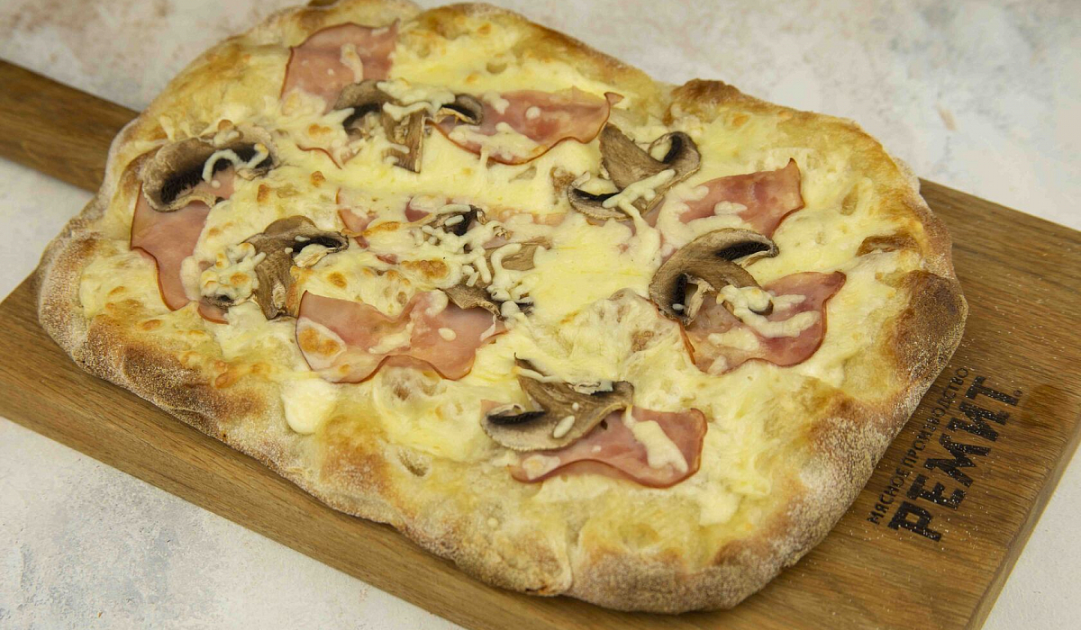 Пицца римская «Ветчина и грибы»