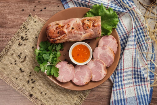 Рулет запеченый из индейки''Филейный'' в/у