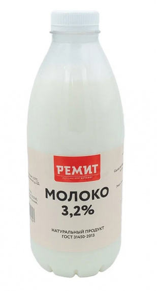 Молоко пастеризованное, 900г 10 сут.