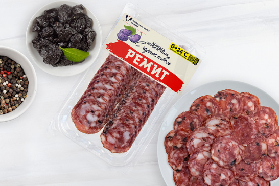 Нарезка колбаса С черносливом с/к в/у (шт. 70 г)