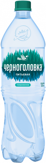 Вода питьевая газ. ПЭТ 1,5л/ЧЕРНОГОЛОВКА