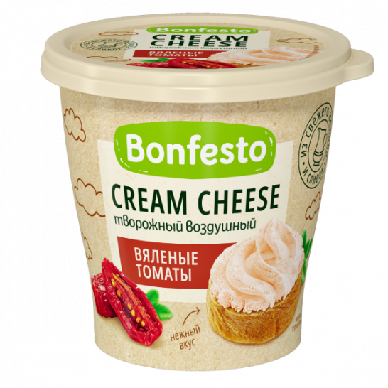 Сыр Кремчиз воздушный Вяленые томаты 65%/125гр.