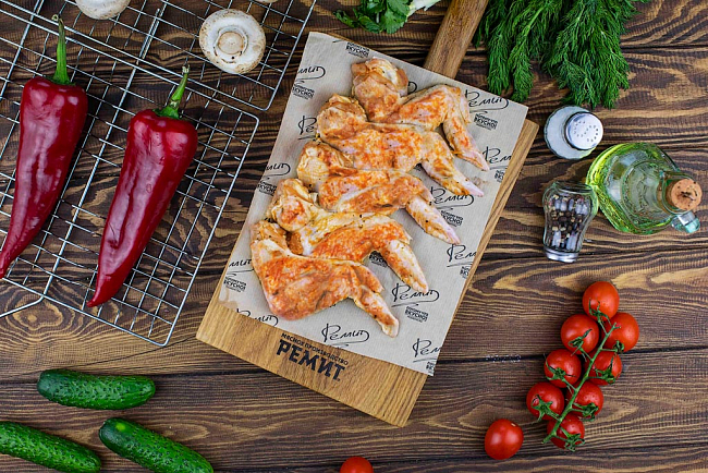 Крылья куриные в маринаде
