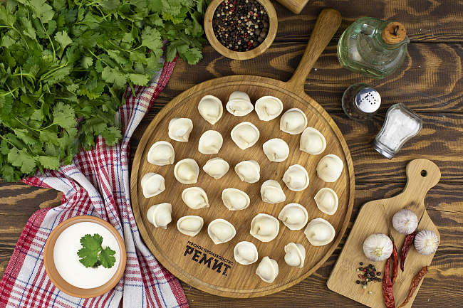 Пельмени Пряные с кинзой зам. (шт. 900 г)