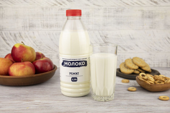 Молоко 3,2%, 900 мл.