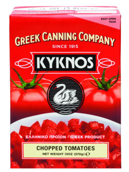 Томаты резанные в собственном соку Kyknos 370г