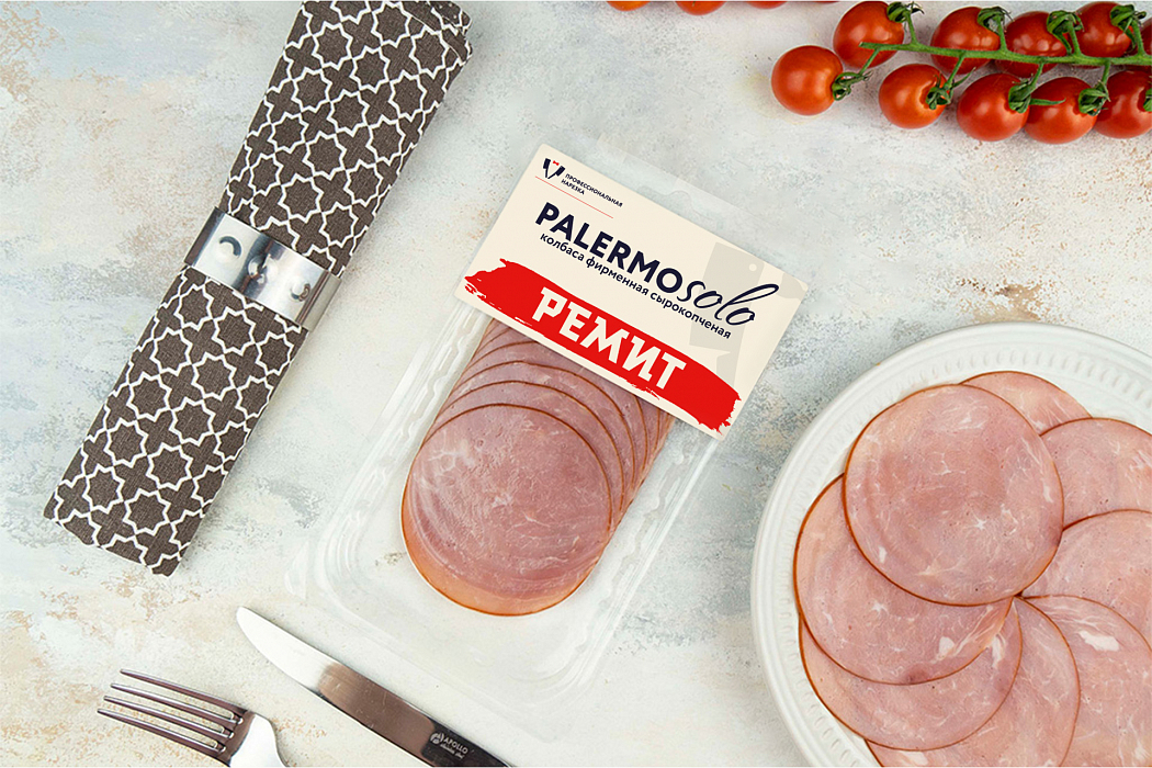 Нарезка колбаса Palermosolo с/к в/у (шт. 100 г)