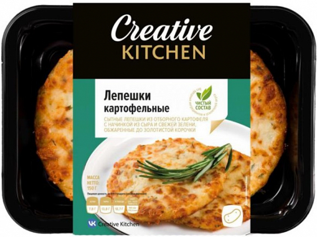 Картофельные лепешки с сыром 150г/Creative Kitchen