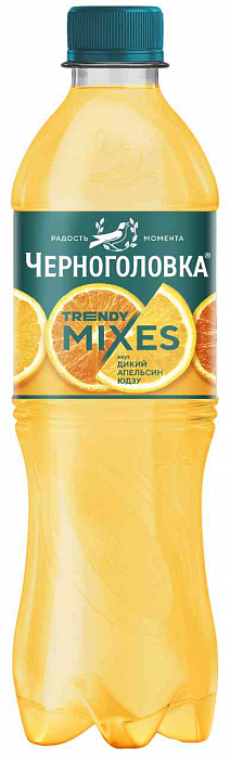 Лимонад Дикий Апельсин-Юдзу ПЭТ 0,5л/ЧЕРНОГОЛОВКА