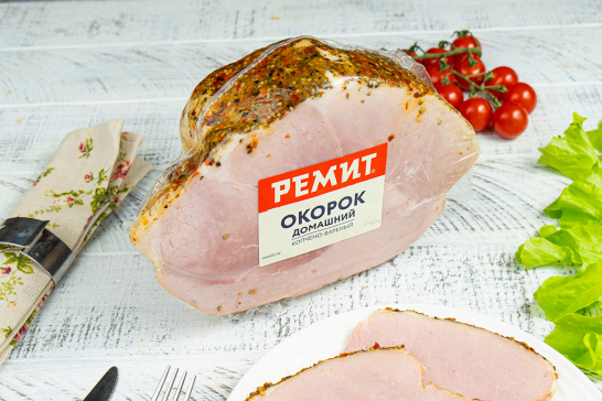 Окорок копчено-вареный «Домашний»