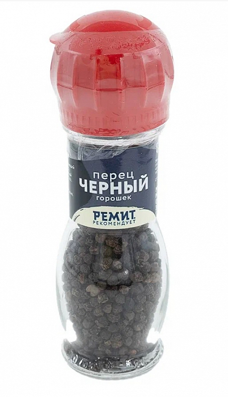 Перец черный горошек 36г РЕМИТ (мельница)