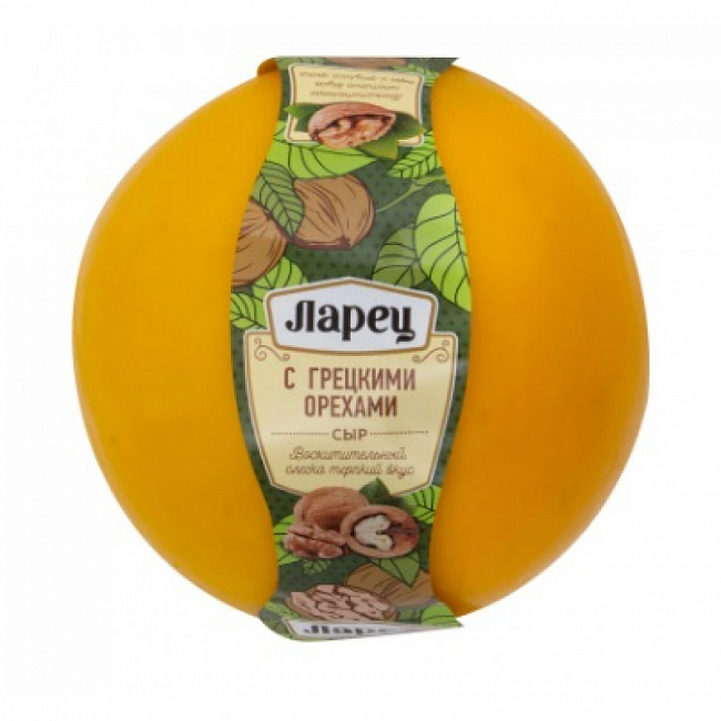 Сыр Ларец c грецкими орехами 45%