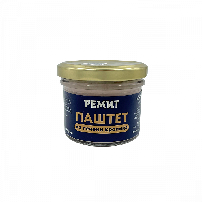 Паштет из печени кролика 90гр/РЕМИТ
