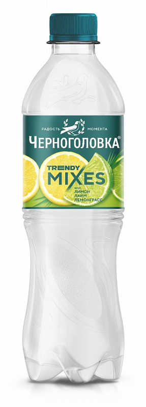 Лимонад Лимон-лайм-лемонграсс ПЭТ 0,5л/ЧЕРНОГОЛОВКА